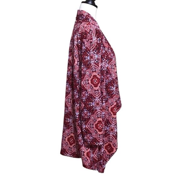 Kim Rogers Mandala Print Open Front Cardigan XL - Picture 3 of 6